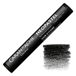 Caran d'Ache Neopastel Artists' Oil Pastel Ivory Black