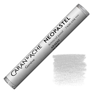 Caran d'Ache Neopastel Artists' Oil Pastel Silver