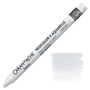 Caran d'Ache Neocolor II Water Soluble Wax Pastel Silver Grey