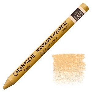 Caran d'Ache Neocolor II Water Soluble Wax Pastel Golden Ochre