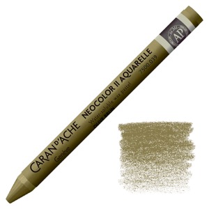 Caran d'Ache Neocolor II Water Soluble Wax Pastel Olive Brown