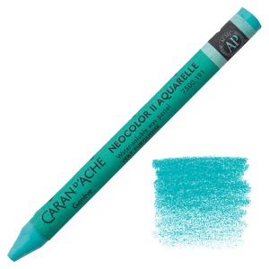Caran d'Ache Neocolor II Water Soluble Wax Pastel Turquoise