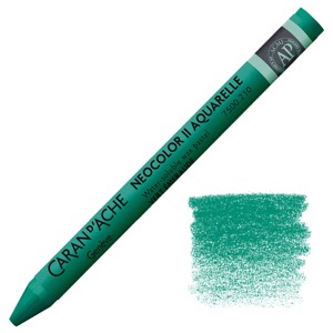 Caran d'Ache Neocolor II Water Soluble Wax Pastel Emerald Green