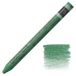 Caran d'Ache Neocolor II Water Soluble Wax Pastel Chromium Oxide Green