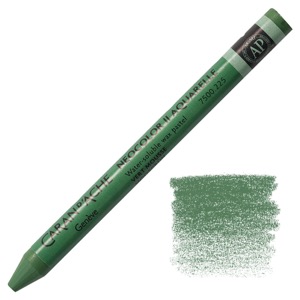 Caran d'Ache Neocolor II Water Soluble Wax Pastel Moss Green