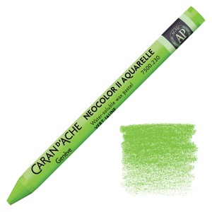 Caran d'Ache Neocolor II Water Soluble Wax Pastel Yellow Green
