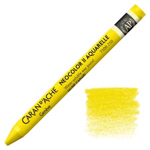 Caran d'Ache Neocolor II Water Soluble Wax Pastel Canary Yellow