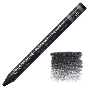 Caran d'Ache Neocolor II Water Soluble Wax Pastel Charcoal Grey