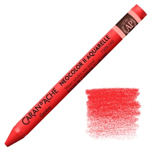 Caran d'Ache Neocolor II Water Soluble Wax Pastel Light Cadmium Red