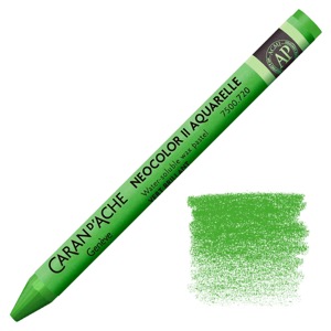 Caran d'Ache Neocolor II Water Soluble Wax Pastel Bright Green