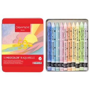 Caran d'Ache Neocolor II Anniversary Water Soluble Pastel 10 Set Pastel