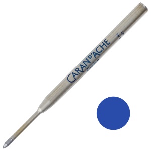 Caran d'Ache Goliath Ink Cartridge, steel point - Medium, Blue