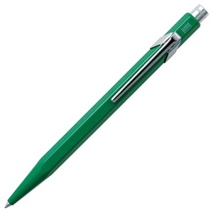 Caran d'Ache 849 Ballpoint Pen Metallic Green with Green Ink