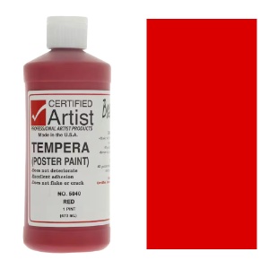 Bestemp Liquid Tempera (Poster Paint) 16 oz. - Red