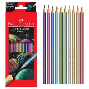 Faber-Castell Metallic Colored EcoPencil 10 Set