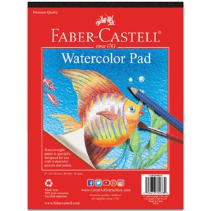 Faber-Castell Watercolor Pad 9" x 12"