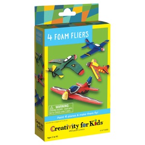 Creativity For Kids Kit: 4 Foam Fliers