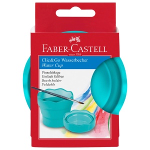 Faber-Castell Clic & Go Water Cup Turquoise