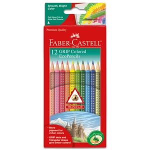 Faber-Castell GRIP Colored EcoPencils 12 Set