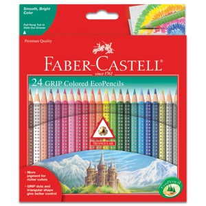 Faber-Castell GRIP Colored EcoPencils 24 Set