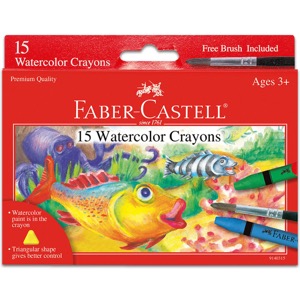 Faber-Castell Watercolor Crayons 15 Set