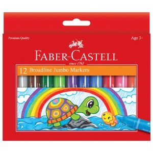 Faber-Castell Broadline Jumbo Markers 12 Set