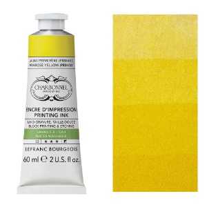 Charbonnel Water Washable Printing Ink 60ml Primrose Yellow (Primary)