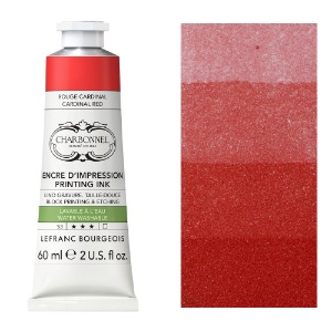 Charbonnel Water Washable Printing Ink 60ml Cardinal Red