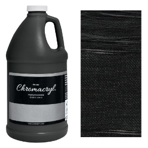 Chromacryl Students' Acrylic Paint 1/2 Gallon Black
