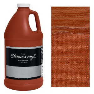 Chromacryl Students' Acrylic Paint 1/2 Gallon Burnt Sienna