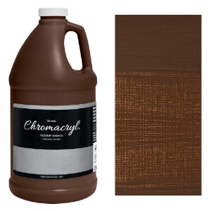 Chromacryl Students' Acrylic Paint 1/2 Gallon Burnt Umber