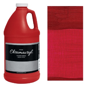 Chromacryl Students' Acrylic Paint 1/2 Gallon Cool Red
