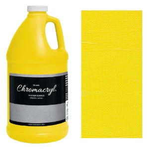 Chromacryl Students' Acrylic Paint 1/2 Gallon Cool Yellow