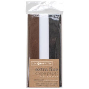 Lia Griffith Extra Fine Crepe Paper 3 Pack Basic