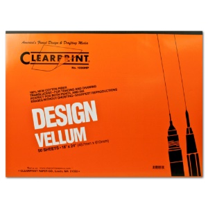 Clearprint Design Vellum 1000H Pad 18"x24"