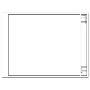 Clearprint 1000H Vellum Sheet Arch Title 18x24