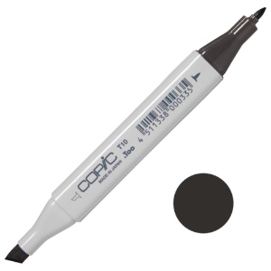 Copic Classic Alcohol Ink Marker T10 Toner Gray 10