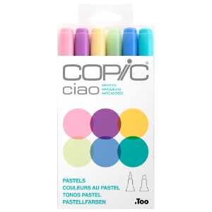 Copic Ciao Marker 6 Set Pastels