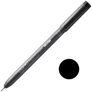 Copic Multiliner Pigment Ink Pen 0.8mm Black