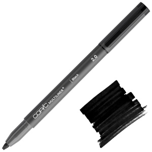 Copic Multiliner+ Plus Pigment Ink Pen 2.0mm Black