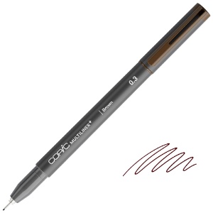 Copic Multiliner+ Plus Pigment Ink Pen 0.3mm Brown