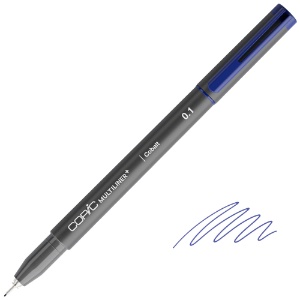 Copic Multiliner+ Plus Pigment Ink Pen 0.1mm Cobalt