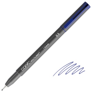 Copic Multiliner+ Plus Pigment Ink Pen 0.5mm Cobalt