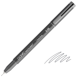 Copic Multiliner+ Plus Pigment Ink Pen 0.05mm Cool Gray