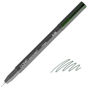 Copic Multiliner+ Plus Pigment Ink Pen 0.05mm Forest