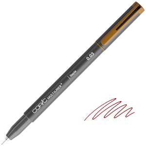 Copic Multiliner+ Plus Pigment Ink Pen 0.03mm Sepia