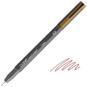 Copic Multiliner+ Plus Pigment Ink Pen 0.3mm Sepia