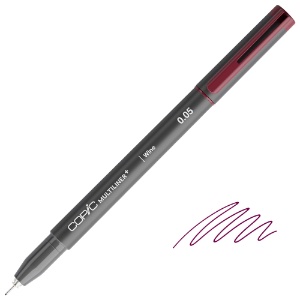 Copic Multiliner+ Plus Pigment Ink Pen 0.05mm Wine