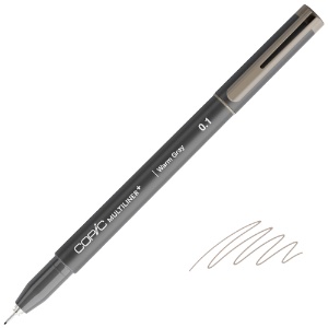 Copic Multiliner+ Plus Pigment Ink Pen 0.1mm Warm Gray
