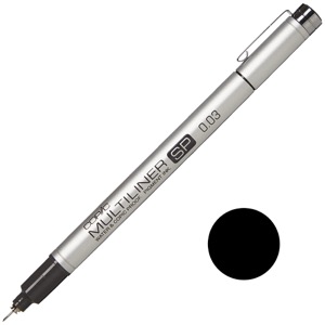 Copic Multiliner SP Pigment Ink Pen 0.03mm Black